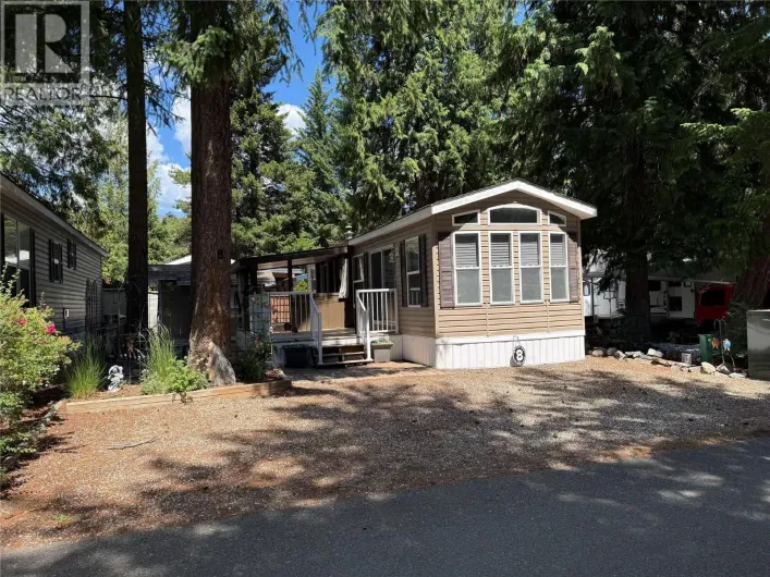 Park Model Mobile Home for sale: 3980 Squilax Anglemont Road Unit# 8, Scotch Creek