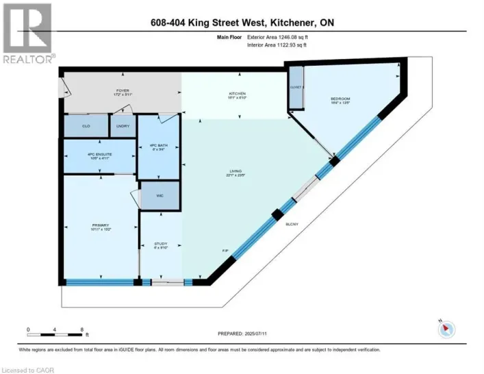 404 KING Street W Unit# 608, Kitchener