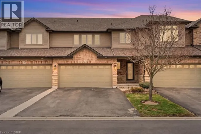 441 STONEHENGE Drive Unit# 33, Ancaster