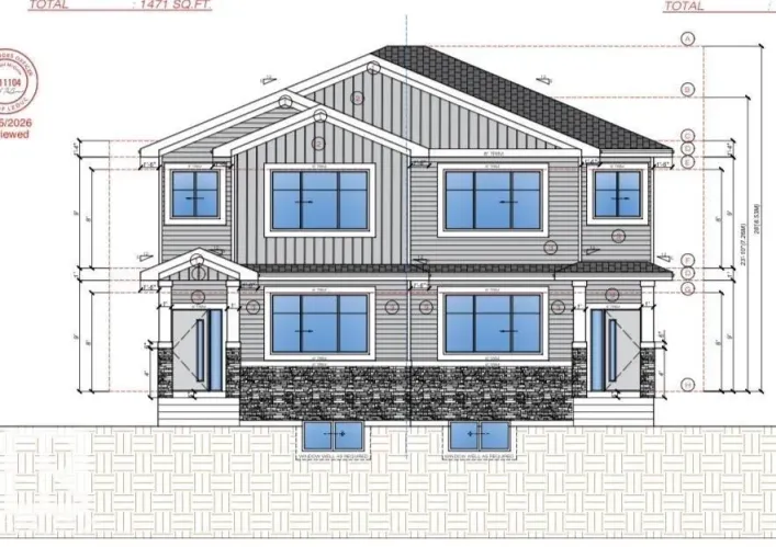 Duplex for sale: 458 Robinson Blvd, Leduc