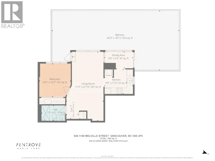 506 1166 MELVILLE STREET, Vancouver
