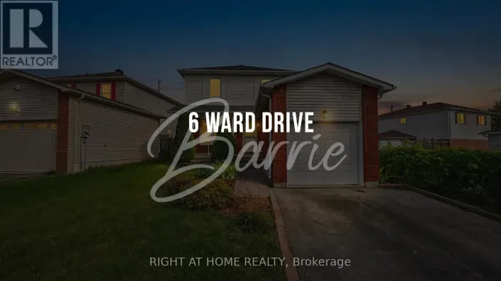 House for sale: 6 WARD DRIVE, Barrie