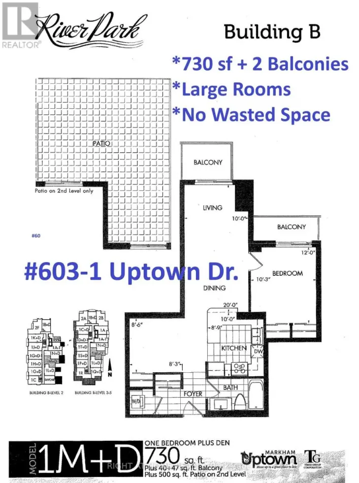 603 - 1 UPTOWN DRIVE, Markham