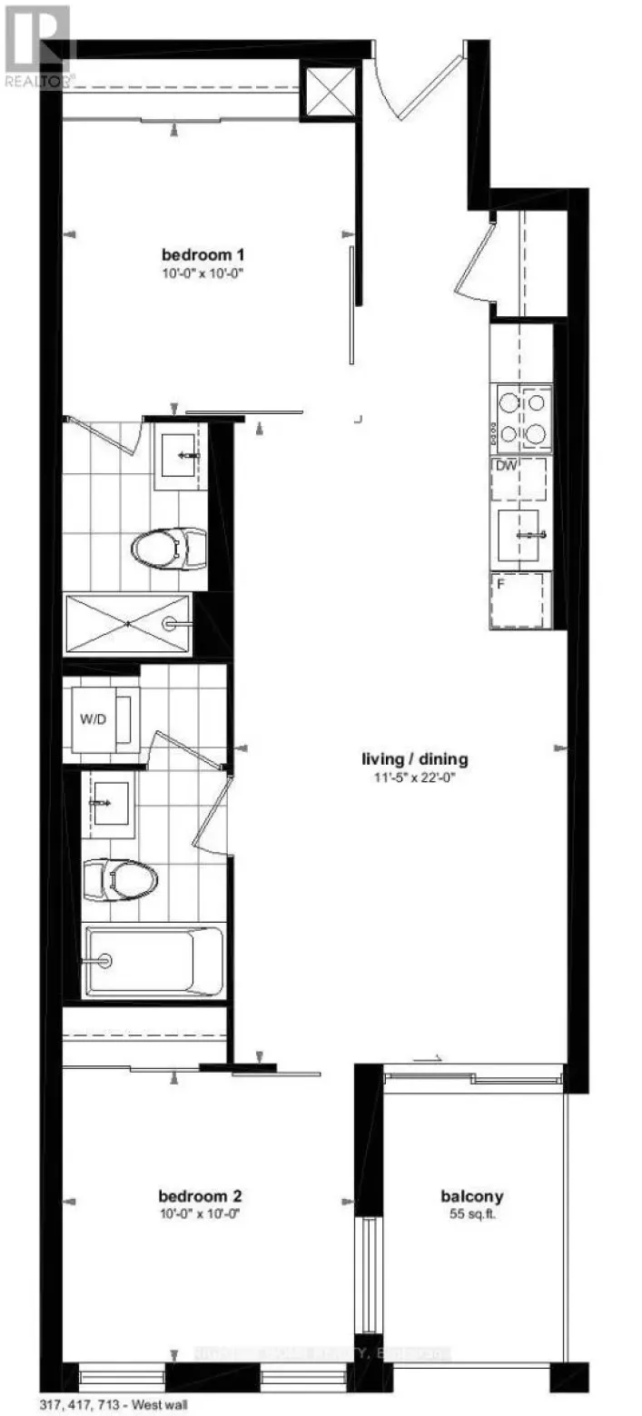 Apartment for rent: 617 - 20 GLADSTONE AVENUE, Toronto