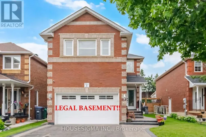 62 RAVENSCLIFFE COURT, Brampton