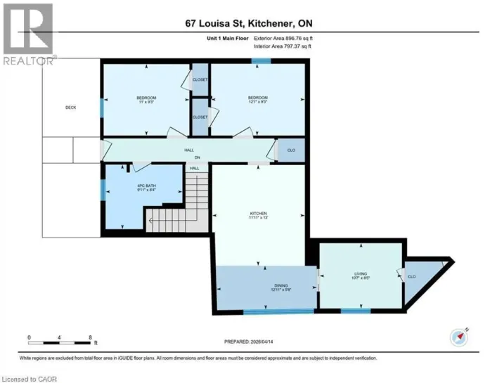 67 LOUISA Street Unit# A, Kitchener
