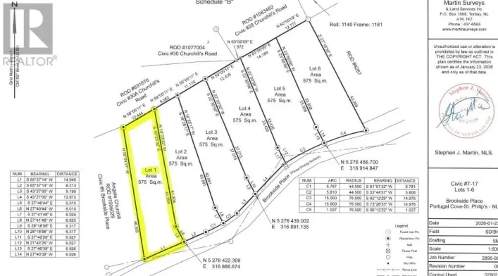 7 Brookside Place Unit#LOT 1, Portugal Cove