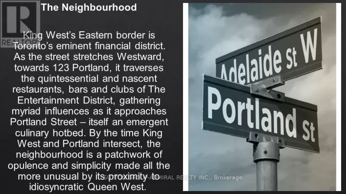 706 - 123 PORTLAND STREET, Toronto