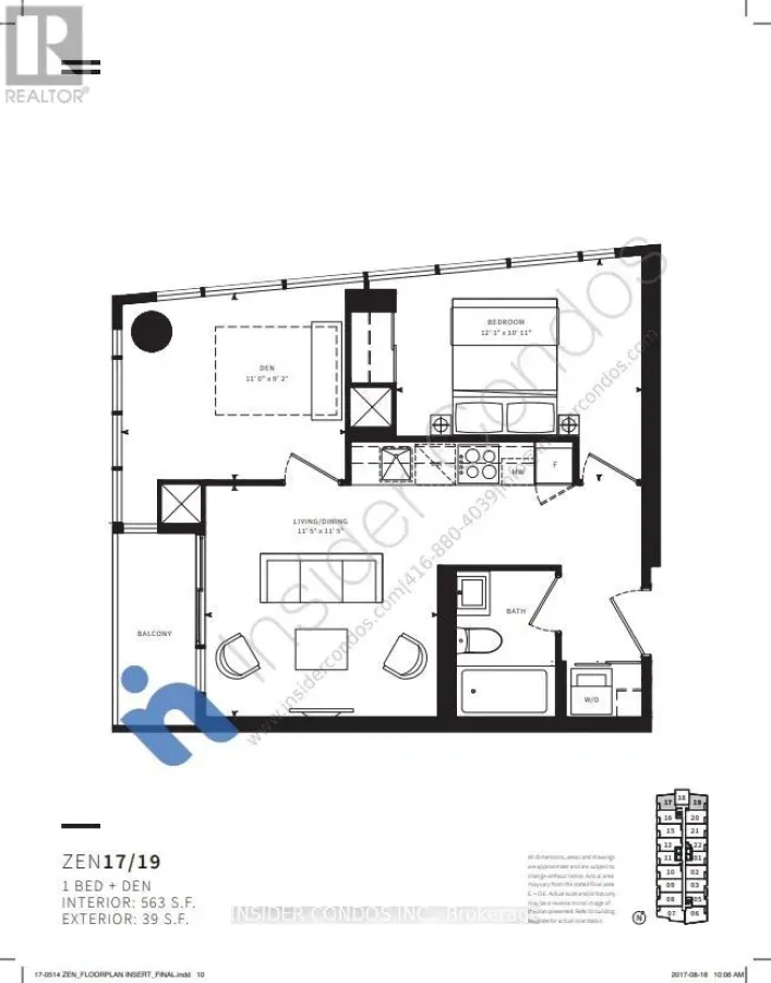 717 - 19 WESTERN BATTERY ROAD, Toronto