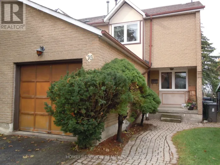 Row / Townhouse for sale: 76 CRAYFORD DRIVE, Toronto