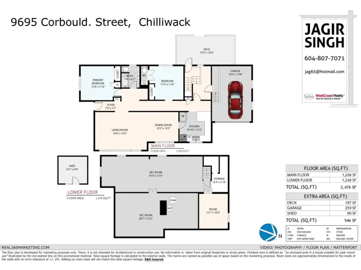 9695 CORBOULD STREET|Chilliwack Proper West, Chilliwack