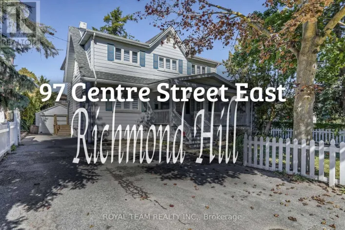 97 CENTRE STREET E, Richmond Hill