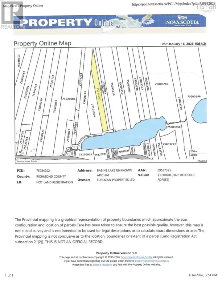Babins Lake, Arichat