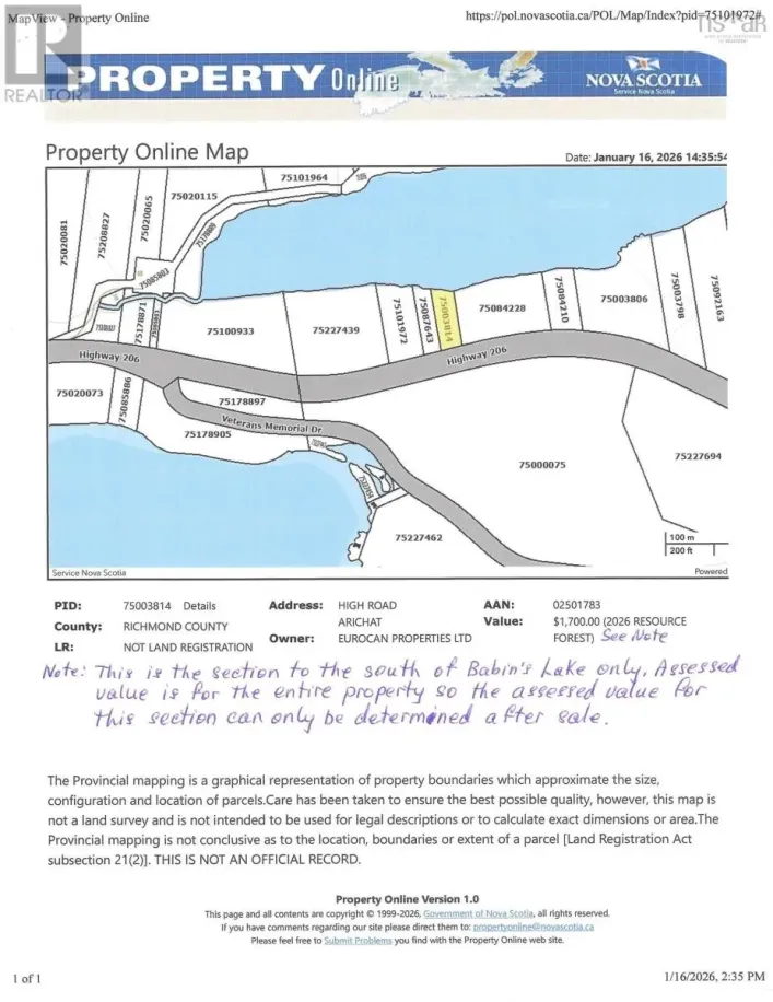 Babins Lake, Arichat