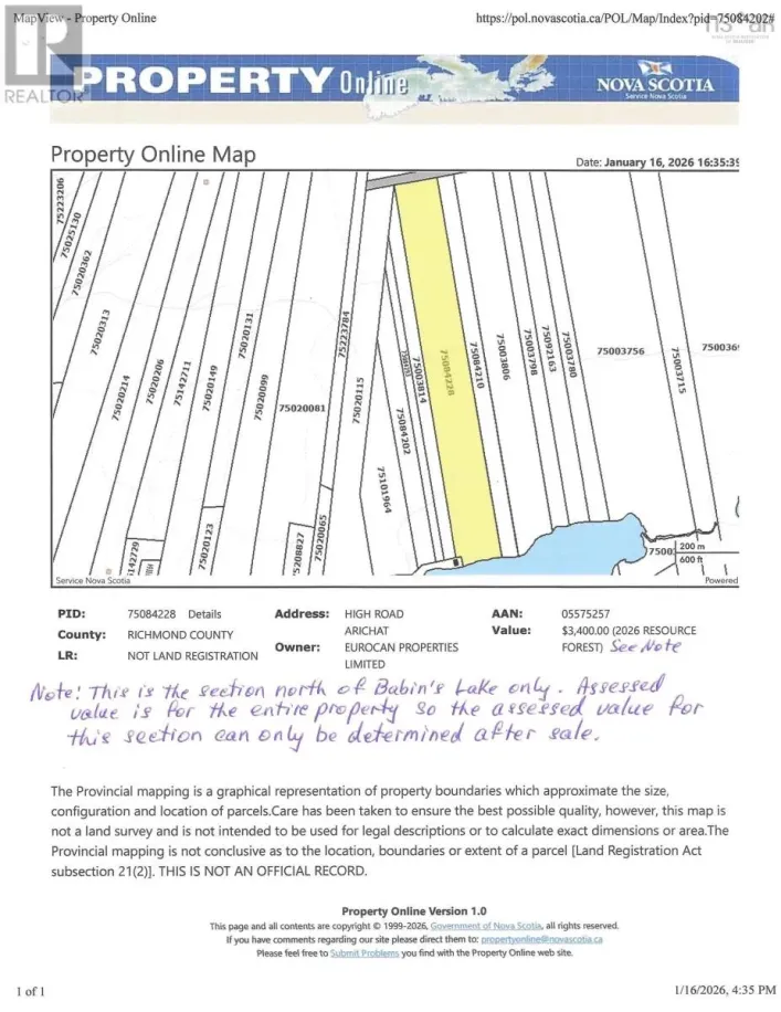 Babins Lake, Arichat