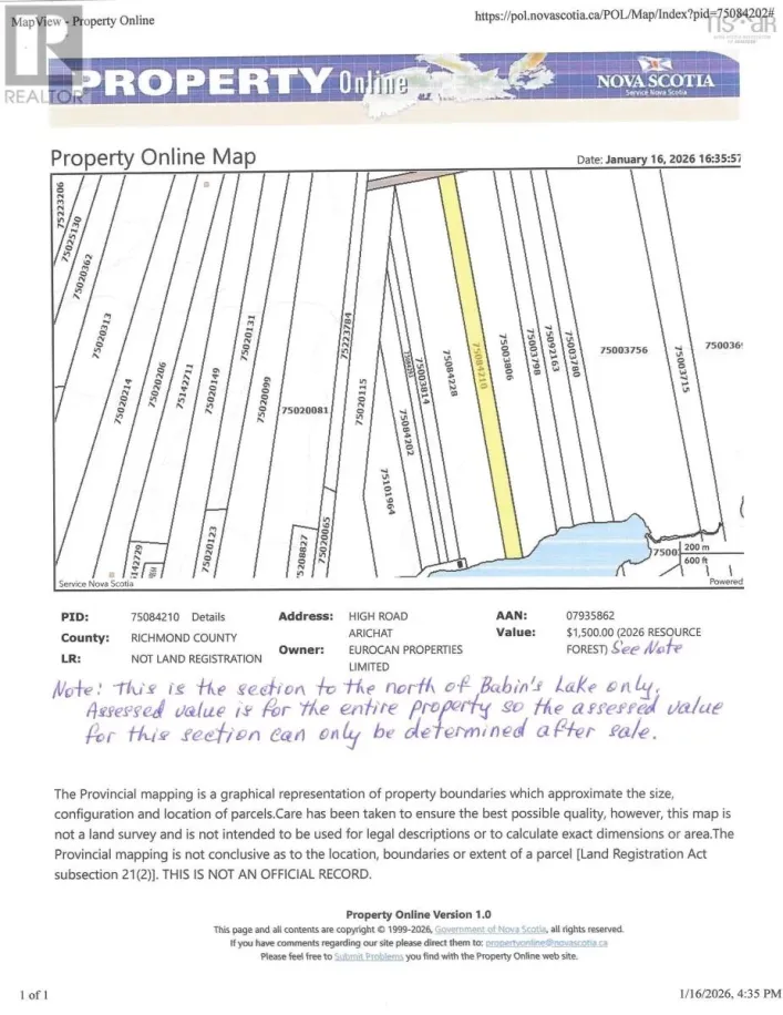 Babins Lake, Arichat