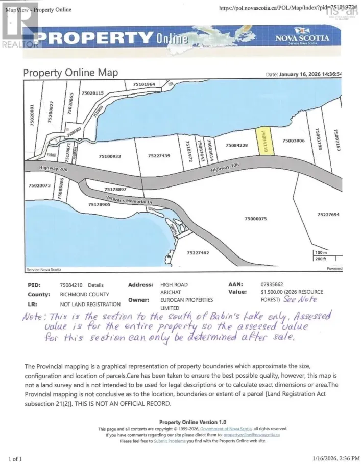 Babins Lake, Arichat