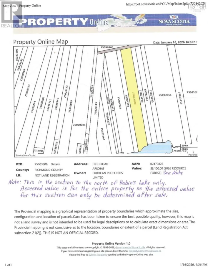 Babins Lake, Arichat
