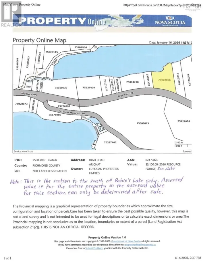 Babins Lake, Arichat