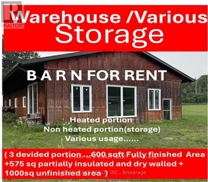 BARN - 14902 KENNEDY ROAD, Whitchurch-Stouffville