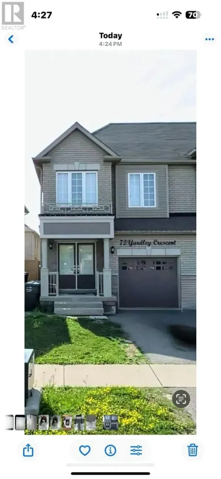 BASEMENT - 72 YARDLEY CRESCENT, Brampton