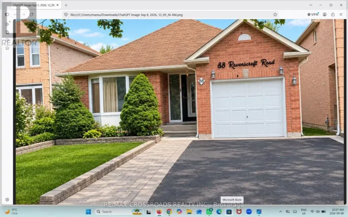 BASEMENT - 88 RAVENSCROFT ROAD, Ajax