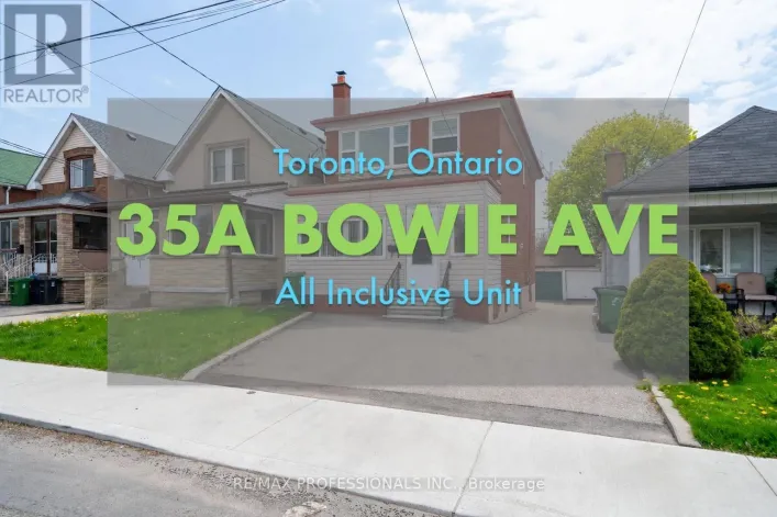 BSMT - 35A BOWIE AVENUE, Toronto