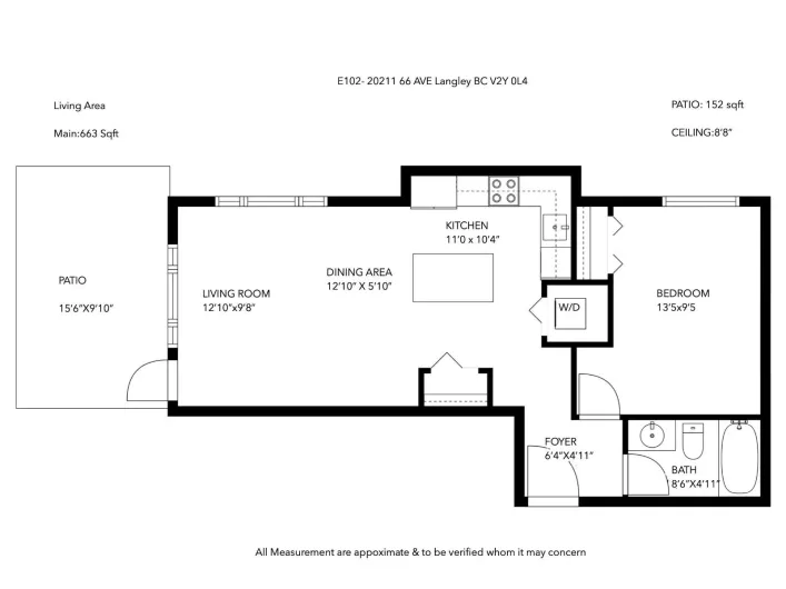 E102 20211 66 AVENUE, Langley