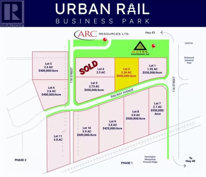 Lot 2, 11606 Railway Avenue, Grande Prairie