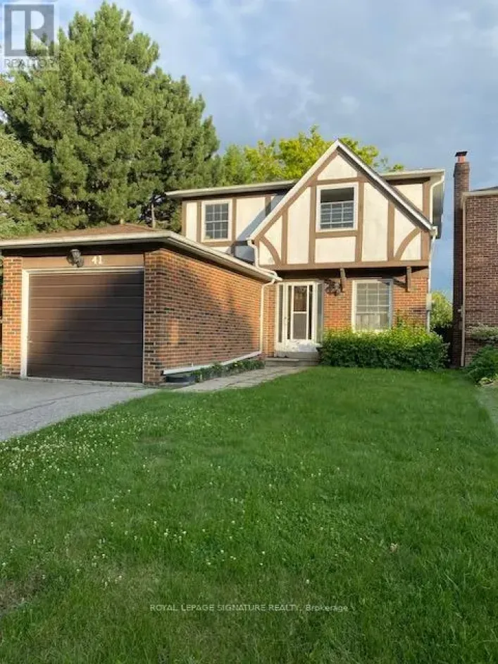 LOWER - 41 RAVENGLOSS DRIVE, Markham
