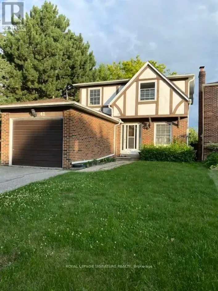 LOWER - 41 RAVENGLOSS DRIVE, Markham