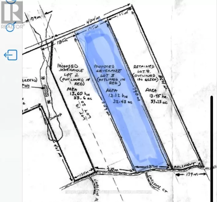 PT 3 OF 35R27632 CARLSMOUNT ROAD, Bracebridge