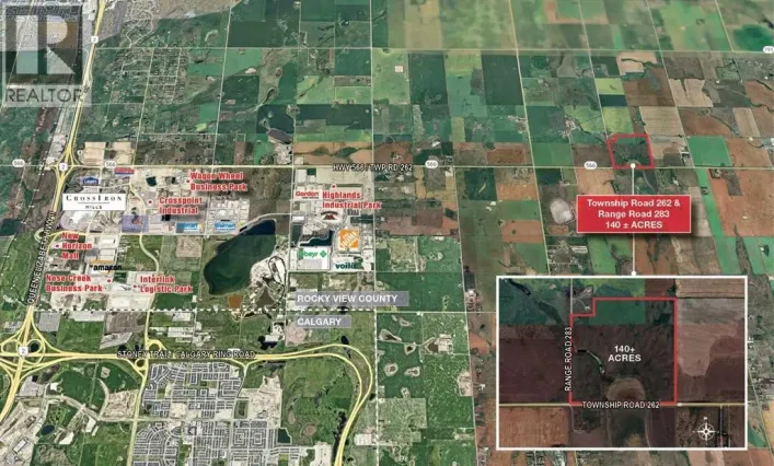 Township Road 262 Range Road 283, Rural Rocky View County