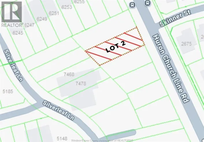 V/L Huron Church Line ROAD Unit# Lot #2, LaSalle