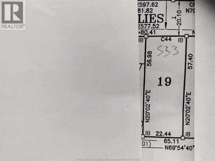 V/L PALLIES Unit# LOT 19, LaSalle