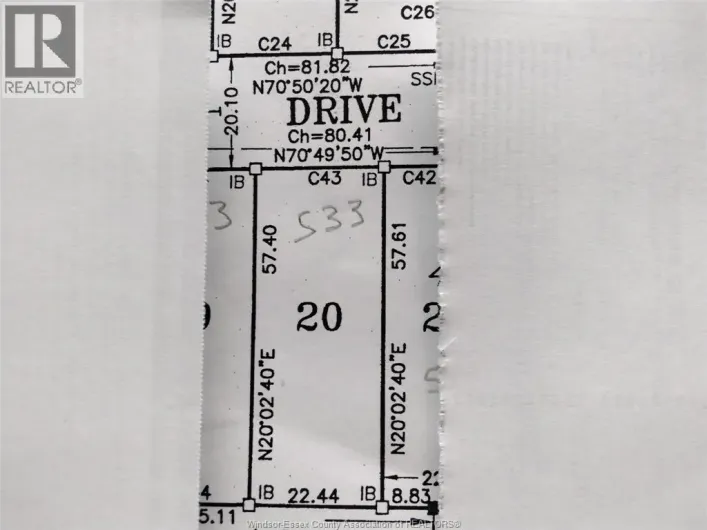 V/L PALLIES Unit# LOT 20, LaSalle
