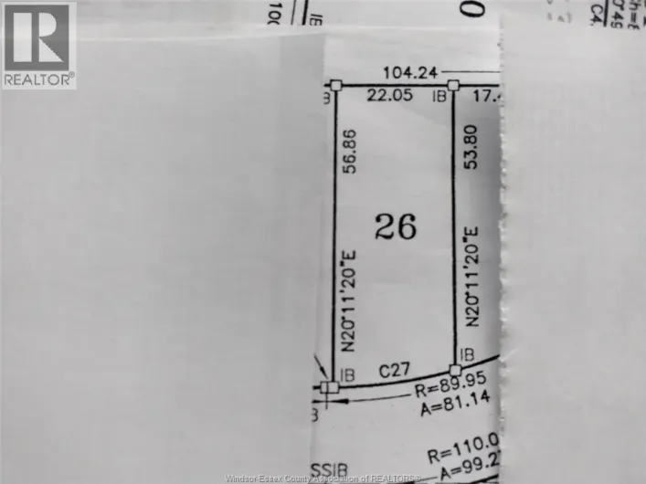 V/L PALLIES Unit# LOT 26, LaSalle