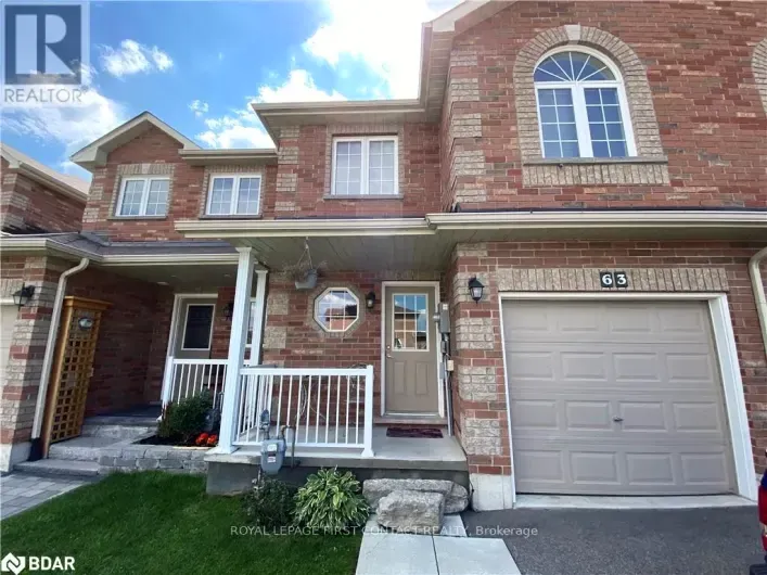 Row / Townhouse for rent: 63 SYDENHAM, Barrie